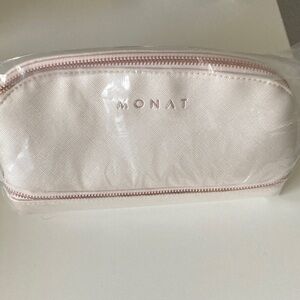 MONAT Blush Pink Travel Cosmetic Bag with Jewelry Holder